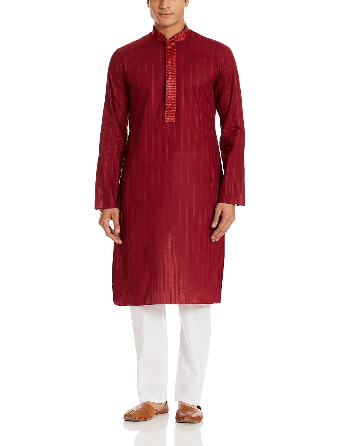 manyavar men's cotton kurta pyjama