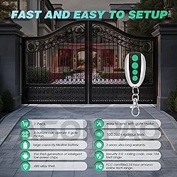 1 for M12 Gate Opener Remote 3-Years-Warranty