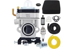 Hipa 300486 Carburetor for Earthquake E43 MC43 WE43 E43CE E43WC 43CC Tiller Carburetor Auger MC43E MC43CE MC43ECE MC43RCE Tiller Cultivator MD43 WE43E WE43CE Edger