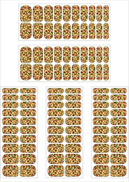 Amazon Co Jp ネイルシール オレンジ イエロー ヒマワリ ネイルステッカー ネイルアート ネイルパーツ ネイルアクセサリー ネイルチップ 3d立体感 セルフネイル 貼るだけ 手の爪 可愛い 簡単ネイル 人気デザイン 女性 おしゃれな 上級 手用 足用 5枚 ホーム キッチン