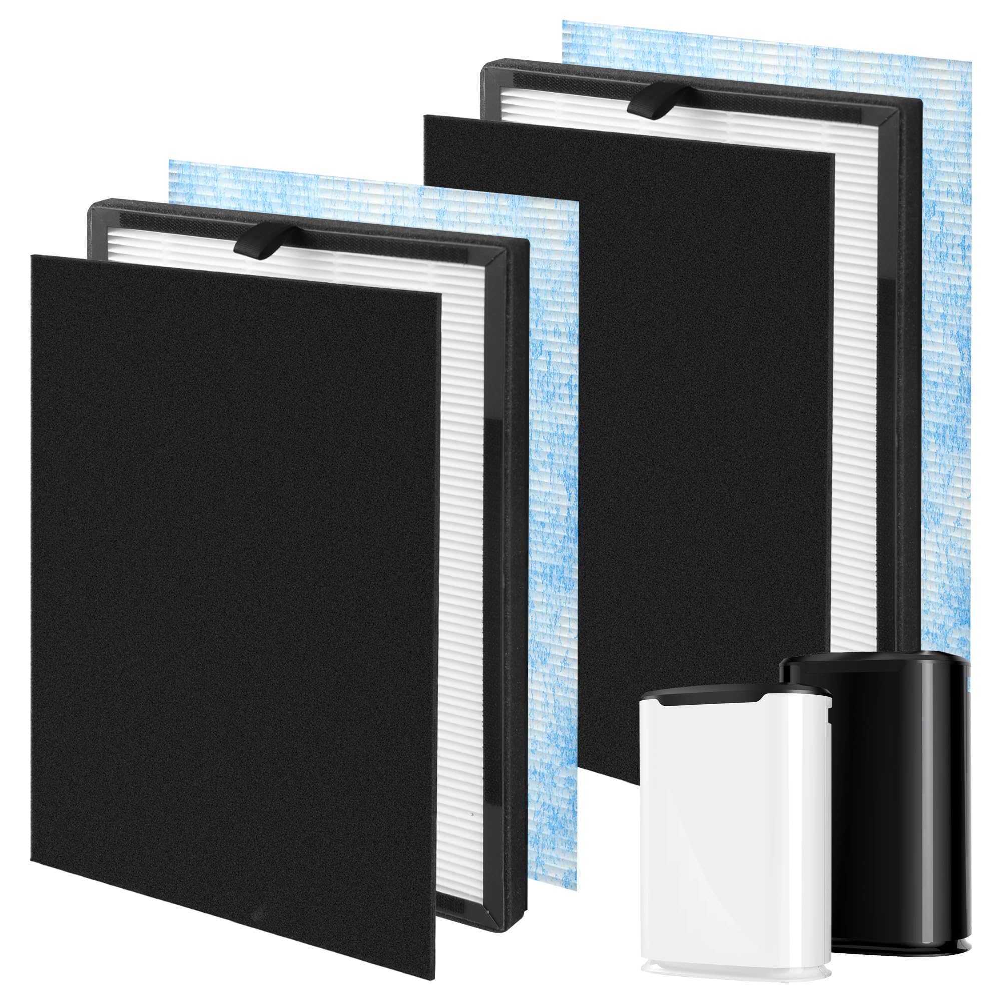 Photo 1 of FCFMY 2 Packs Airmax 8L 3-in-1 Blue Ultra-Filter HEPA Filter Compatible with Okaysou Airmax 8L Air Purifier with H13 Grade True HEPA Replacment Filter
