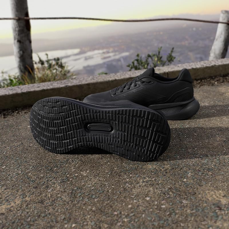 adidas Runfalcon 5 Running Shoes, Ténis Masculinos, Core Black Core Black Core Black, 42 EU