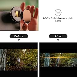 Freewell 1.55x Gold Anamorphic Lens Compatible with