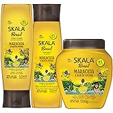 SKALA Maracujá Hair Care Kit – Treatment Cream + Shampoo + Conditioner (3 pcs) – Hydrating & Softening Formula for Smooth, Manageable Hair with Fruity Freshness