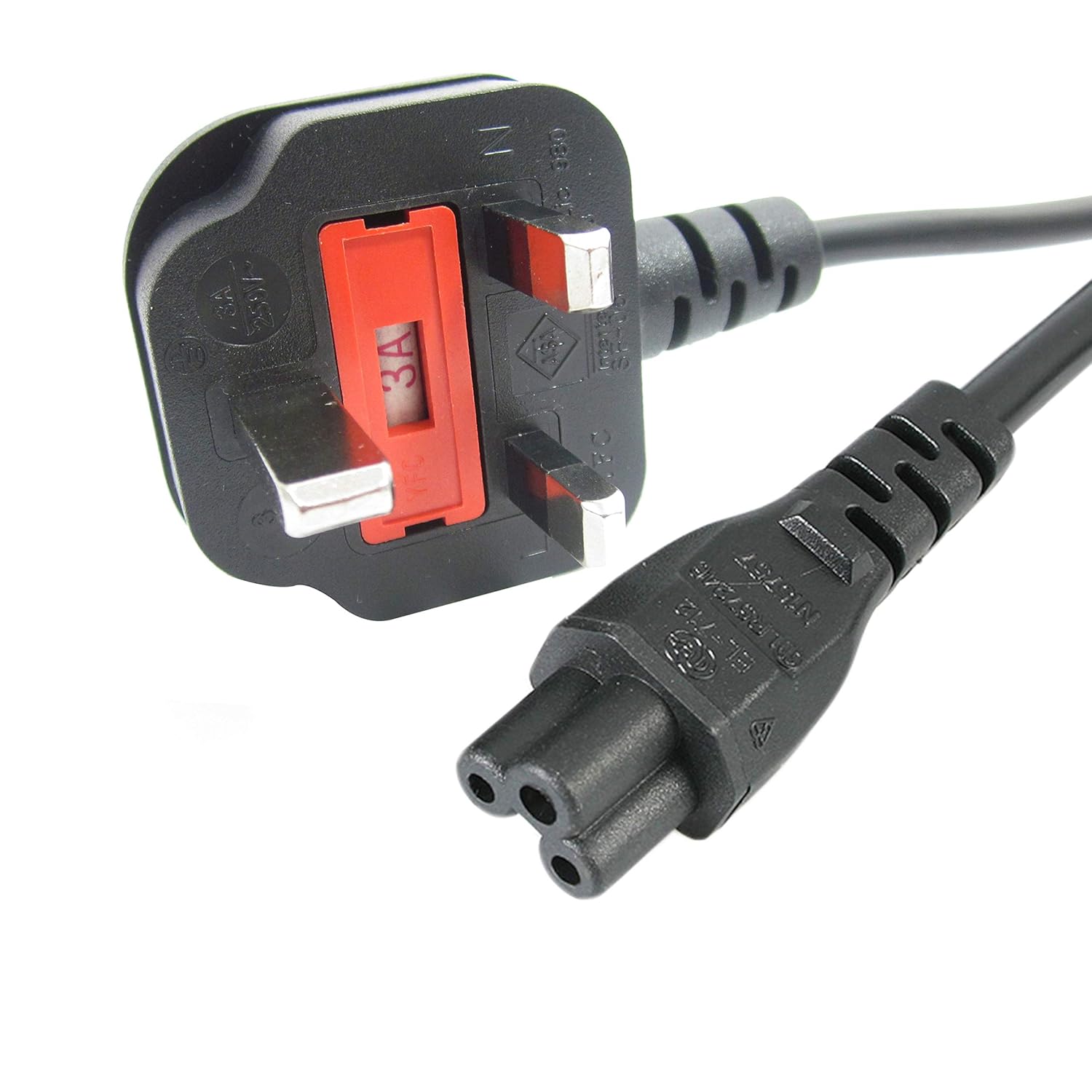 PXTNB3SUK2M Laptop Power Cord, 3 Slot for Amazon.co.uk