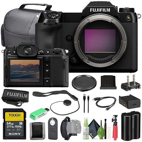 Fujifilm GFX 100S II Mirrorless Medium Format Camera Body Bundle