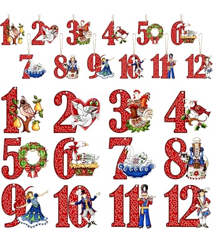 Lot N°1 De 17 Décorations De Noël Vintage - Occasion, Pour Une Déco Rétro Et Chaleureuse