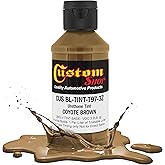 Custom Coat 3 Ounce, Coyote Brown, Bedliner Tint Concentrate | Camouflage Series, Federal Standard Color #20150, Paint for Tinting Truck Bed Liner Coatings,Tintable Bedliner &amp; Epoxy Resins