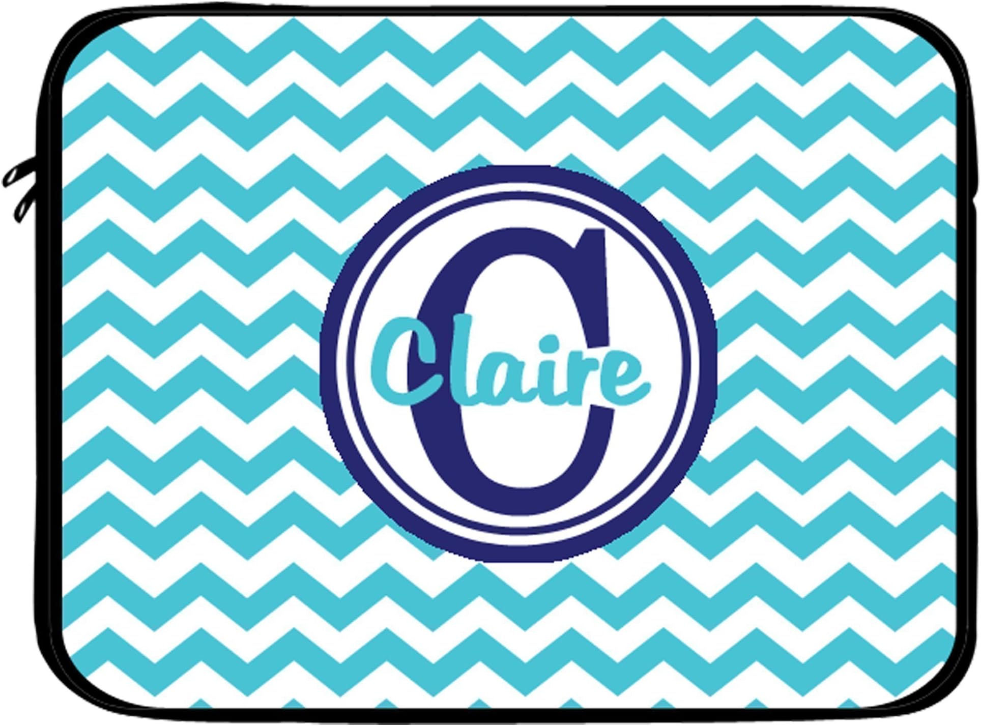Personalized Allergy Bag for EpiPen, Auvi Q, Chamber Holder, Customizable and Handmade in the USA, Epi Pen Allergy Case, School, Waterproof - Chevron Monogram - Medical Alert Bag - First Aid Kit