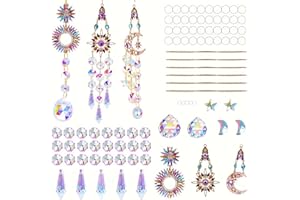 Diamond Painting Suncatcher Spring Diamond Art Sets Painting Suncatcher Rhinestone Wind Chime Double Sided Crystal Hang Ornam