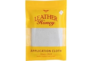 Leather Honey Lint-Free Application Cloth: Microfiber Cloth for Use with Leather Conditioner and Cleaner. Made in The USA Since 1968