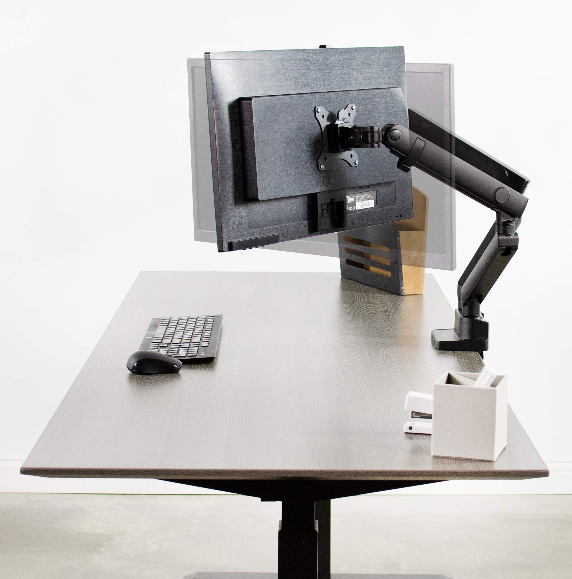 Mua Premium Aluminum Full Motion Dual Monitor Desk Mount Stand with ...