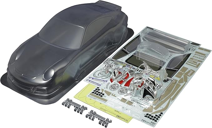 Amazon Com Tamiya Porsche 911 Rc Body Parts Set Toys Games
