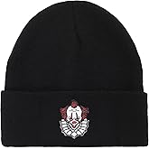 It Movie 2017 Pennywise Embroidery On Acrylic Knit Standard Cuff Beanie