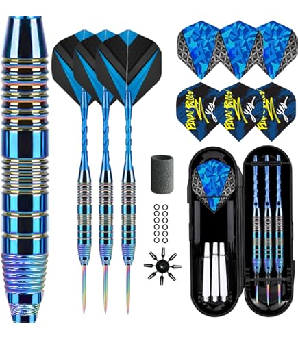 Jeu De 3 Fléchettes Acier Aero , 26g-R - Fléchettes - Achat & Prix