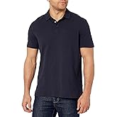Armani Exchange Mens Regular Fit Solid Colored Sun Washed Pique Polo