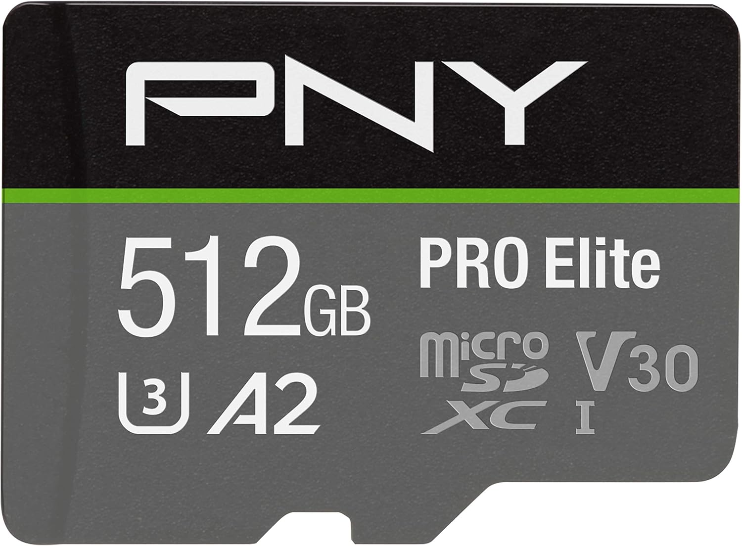 PNY 512GB PRO Elite Class 10 U3 V30 microSDXC Flash Memory Card: Computers & Accessories