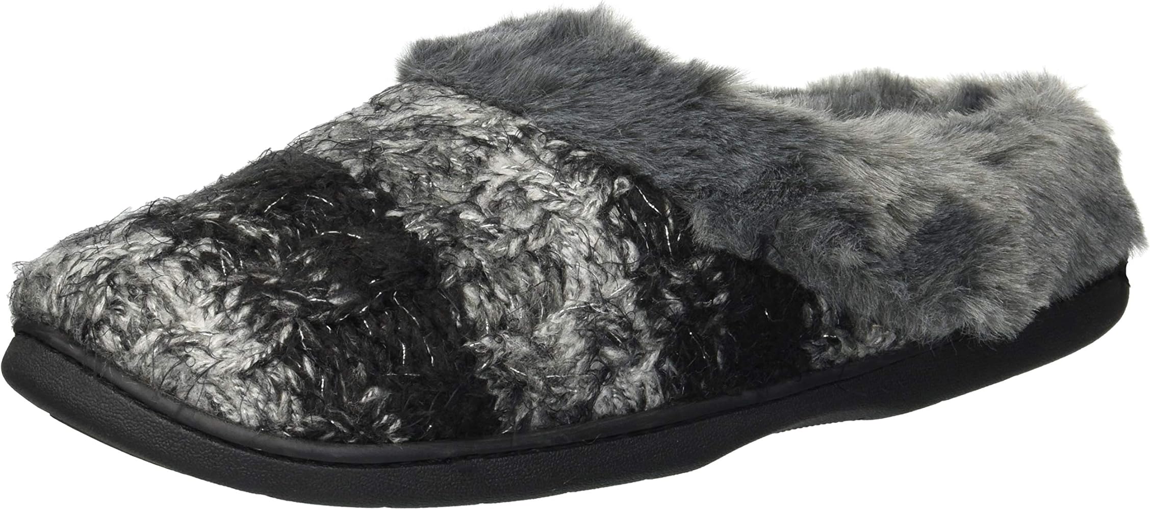 dearfoam cable knit slippers