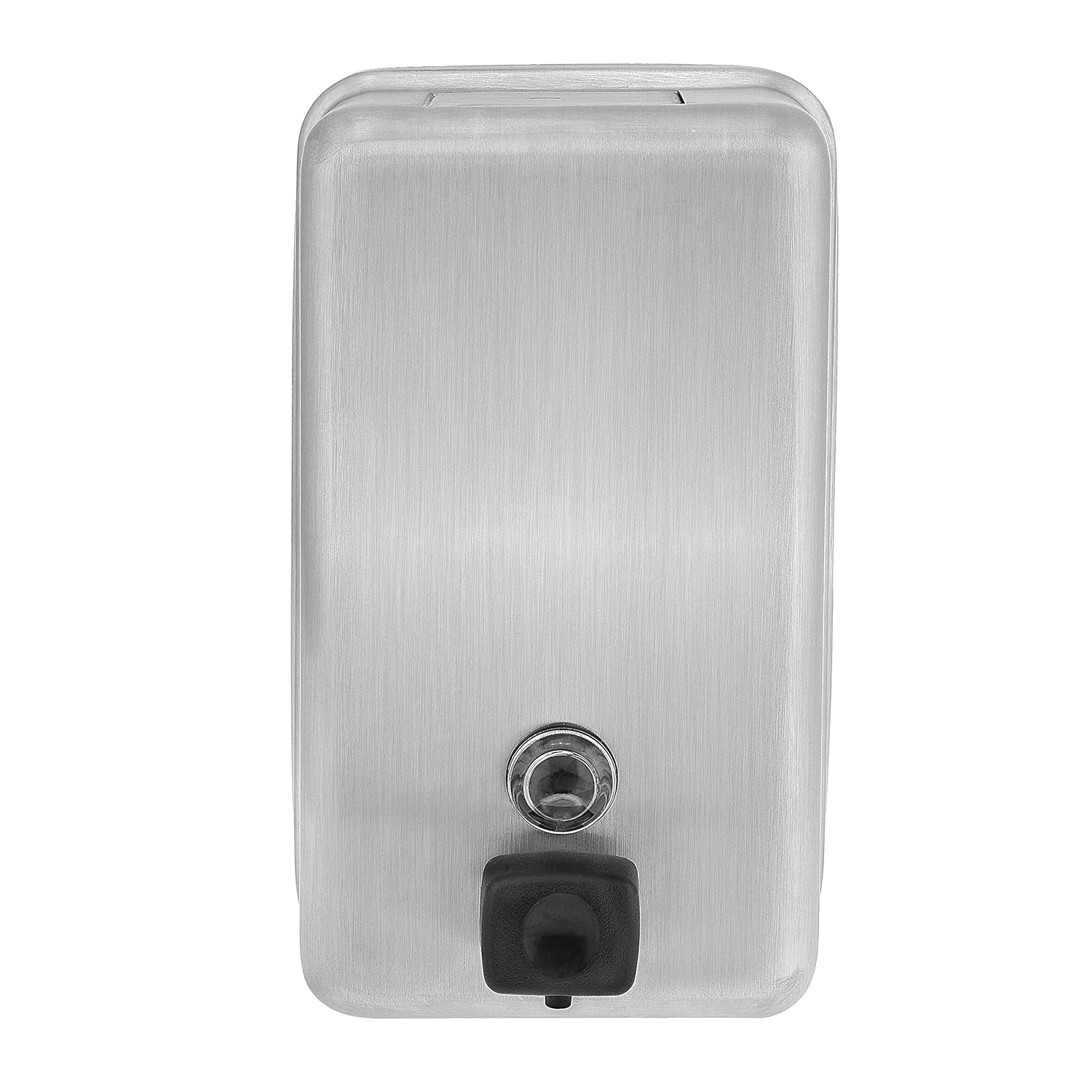 Alpine Industries Vertical Wall Mount Stainless Steel Soap Dispenser