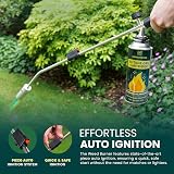 Green Haven Weed Burner with 8 Butane Canister Auto Ignition Flame Thrower view 4