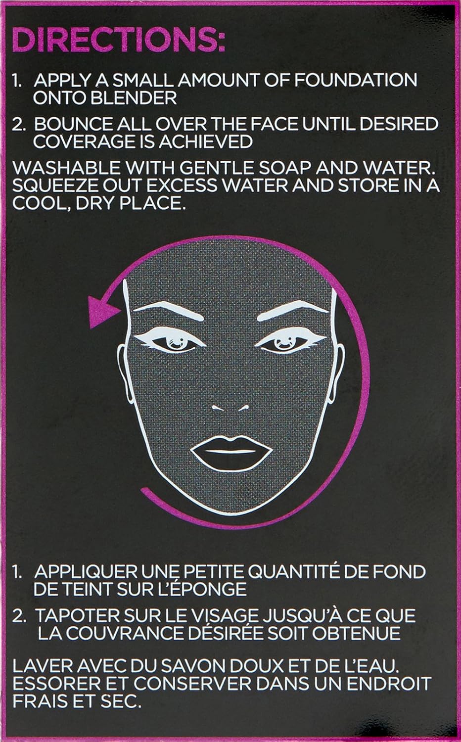 L'Oreal Paris Makeup Infallible Blend Artist Makeup Blender Sponge, 0.8 oz : Beauty