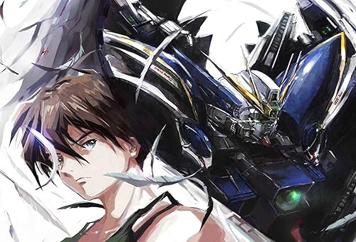 Amazon Com Gundam Wing Zero Poster Anime Art Print Gundam Wing Zero Artwork No Frame Poster Modern Canvas Prints Wall Art Paintings Ready To Hang Home Decorations Giclee Pictures Handmade