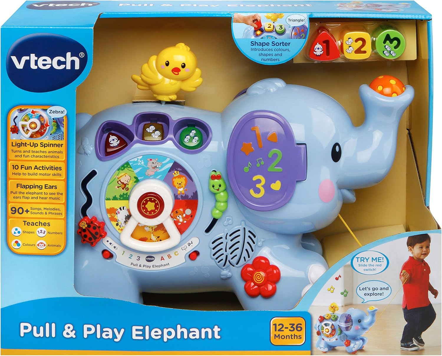 vtech pull along elephant