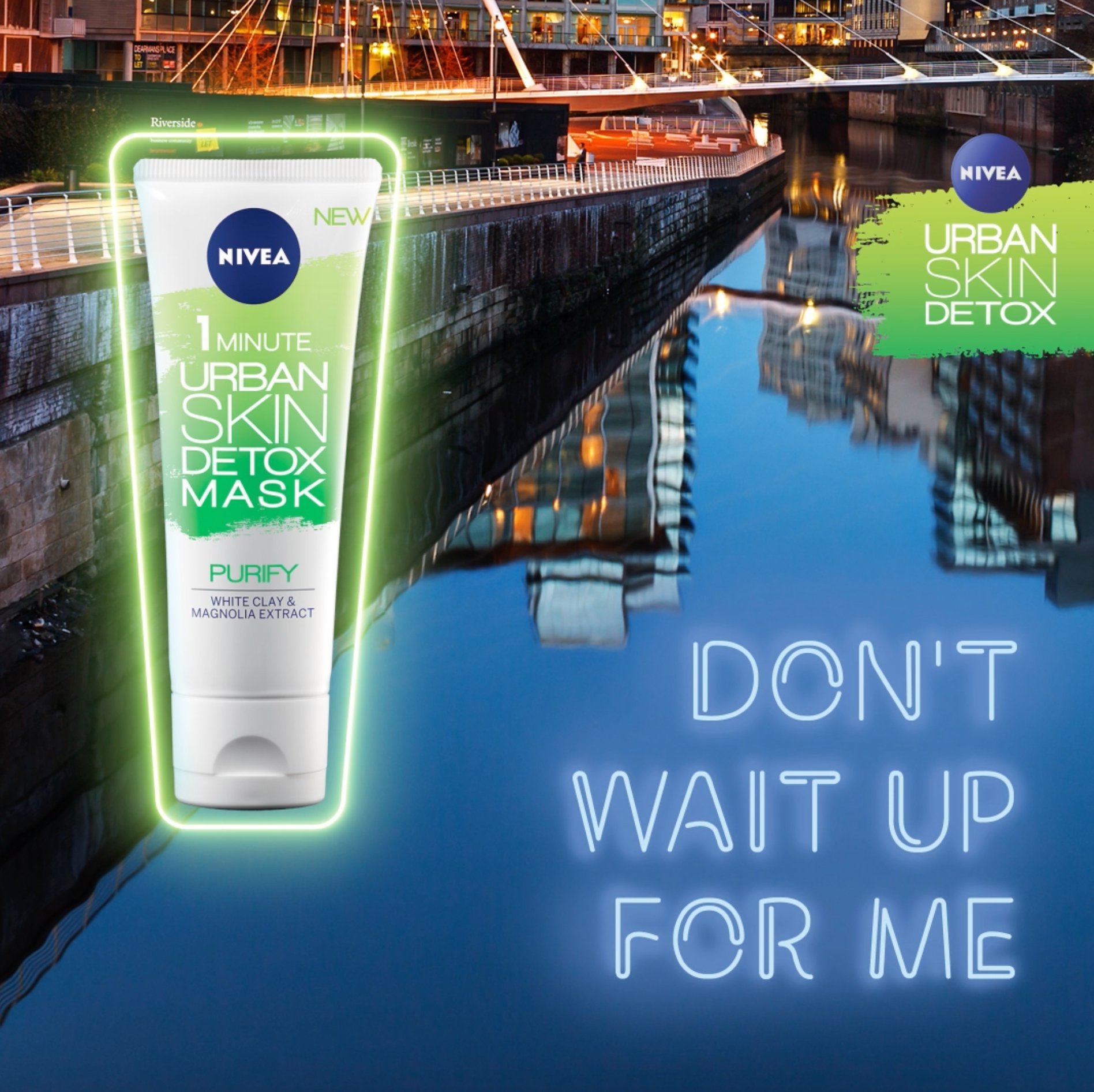 Nivea Daily Essentials 1 Minute Urban Detox Mask Purify 75ml