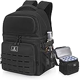 Insulated Double Deck Cooler Backpack for Men Women, 36 Cans Large Leakproof Cooler Bag for Camping, Hiking, Picnic, Fishing, Beach, Travel