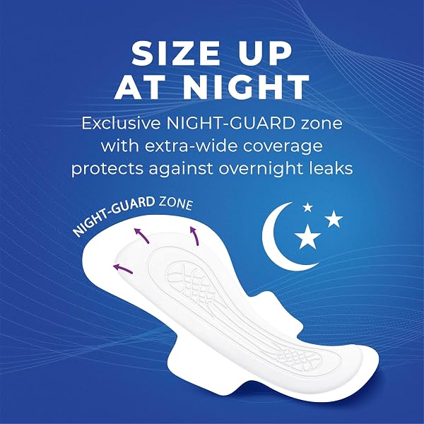 STAYFREE ULTRA THIN OVERNIGHT PADS WITH WINGS, FOR WOMEN, RELIABLE PROTECTION AND ABSORBENCY OF FEMININE MOISTURE, LEAKS AND PERIODS, 40 COUNT – PACK OF 3