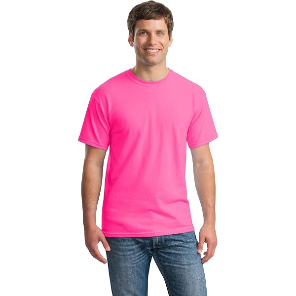Gildan T-shirt in cotone pesante unisex (Nero) | SHEIN ALIA