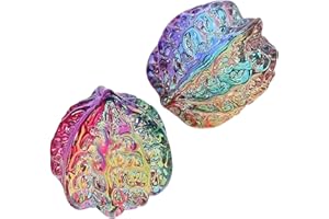 Ipetboom Glass Walnut Hand Exercise Ball with Smooth Surface for Hand Massage and Stress Relief Miniature Nut