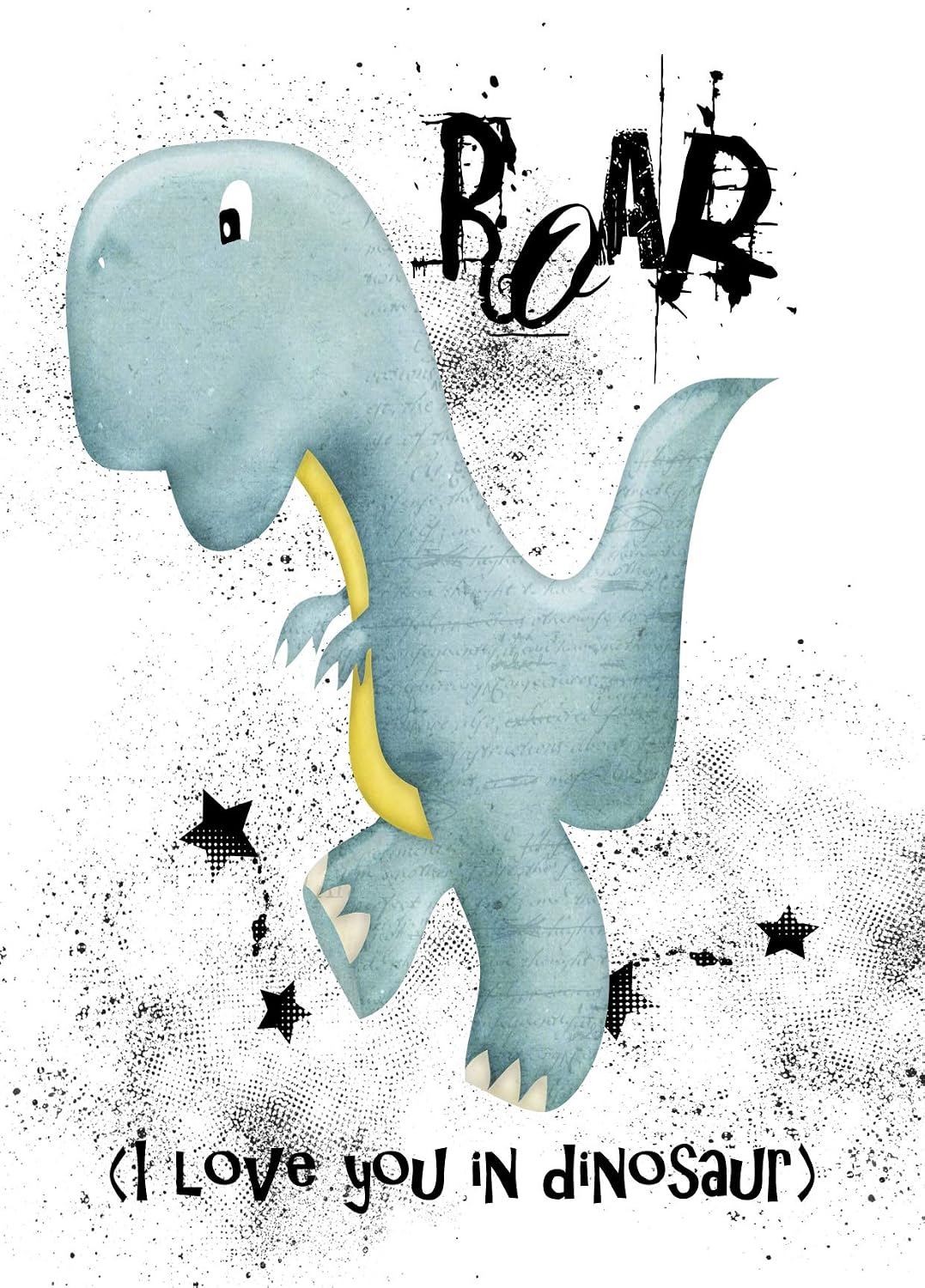 Handmade Products Roar Greeting Card avenueeventgroup.com