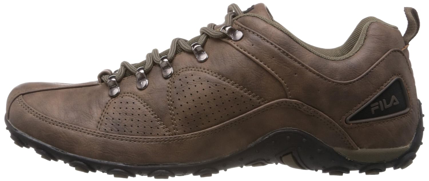 fila men new percoso ii brown sneakers