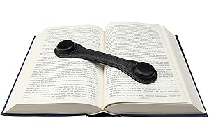 Leather Bookmark Book Holder Paper Weights - Bookweights Holds Cookbooks Paperback Workbooks and Textbooks Open for Handsfree
