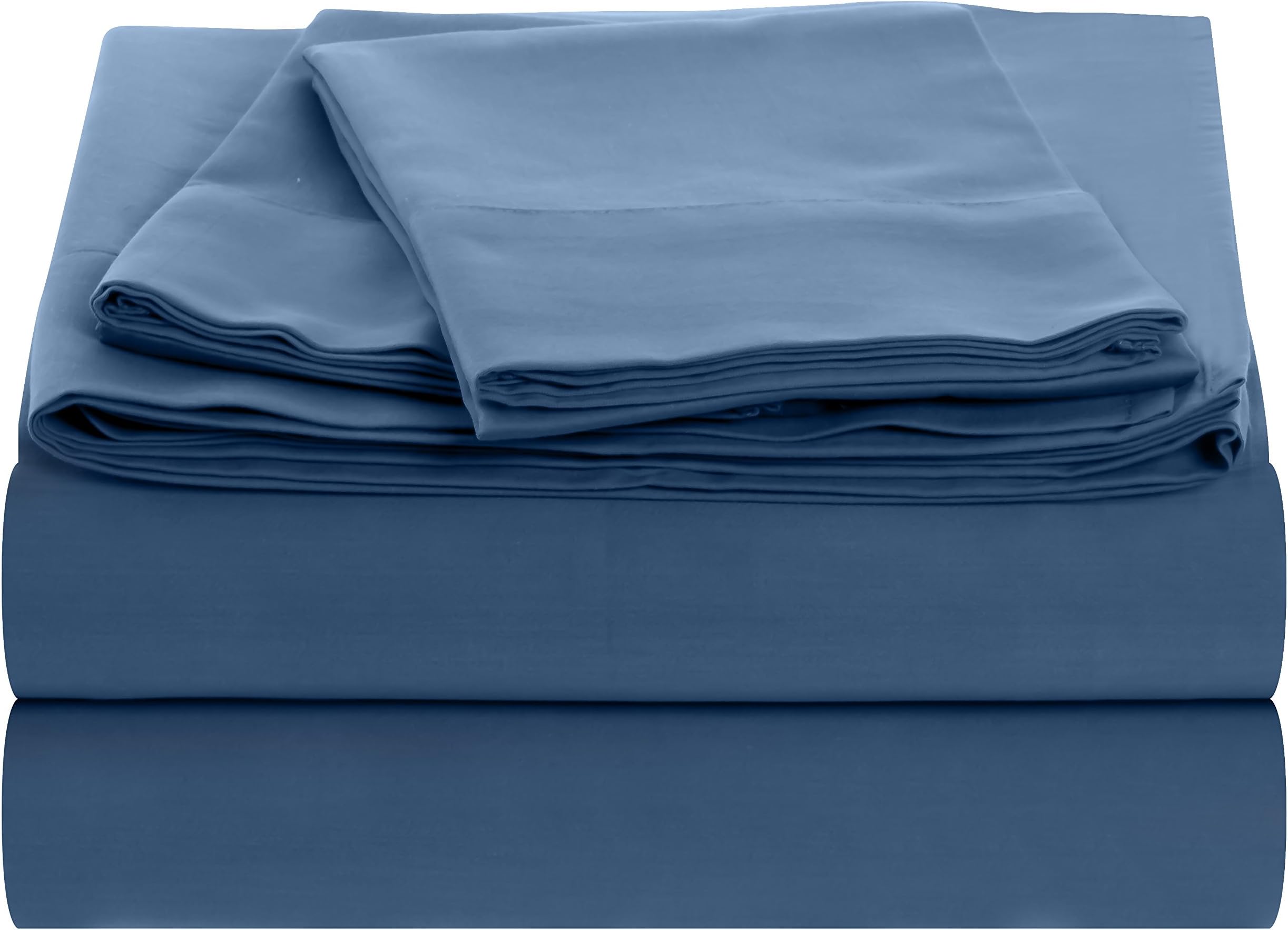 Design Weave Future Textiles Outlast All Season Temperature Regulating Sheet Set in Midnight Blue, Queen