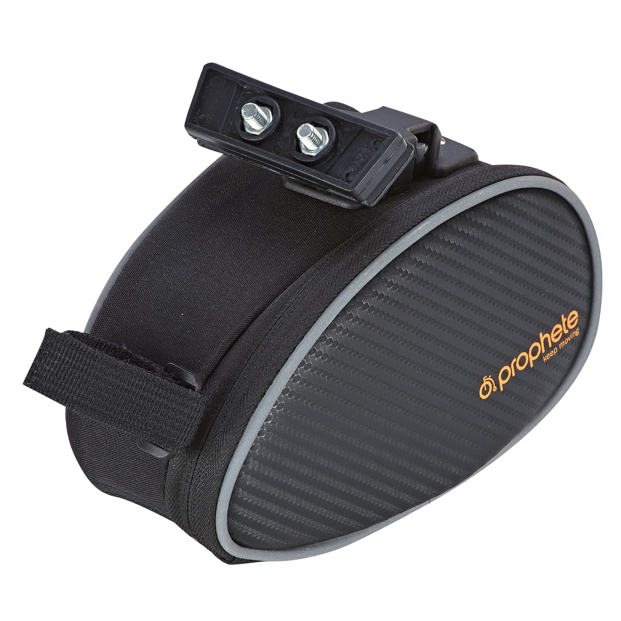 Prophete, saddle bag, in black, size L