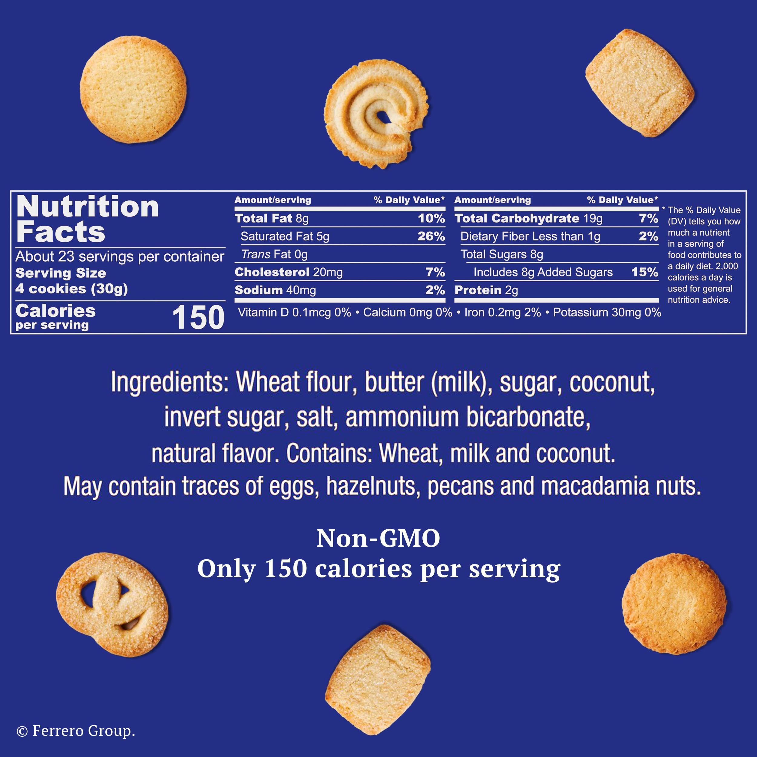 Royal Dansk Danish Cookies Tin, butter, 24 Ounce