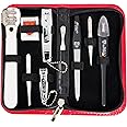 3 Swords Germany - Brand Quality 9-Piece Pedicure kit Set - Callus Remover and Nail Care Tools - Made in Solingen/Germany