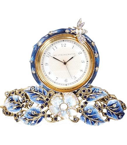 Amazon.com: Jay Strongwater Orchid Clock : Home & Kitchen