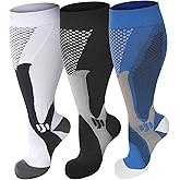 HYRIXDIRECT Compression Socks for Men Women 20-30 mmHg Compression Socks