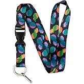 Limeloot Lanyard for Keys, ID Badge, Accessories | Neck Lanyard for Men and Women with Quick Release Buckle and Flat Ring