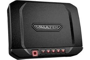 VAULTEK 20 Series Compact Quick Access Biometric Safe with ViSN Live Alerts, Rugged Construction, Auto-Open, & Anti-Theft Protection