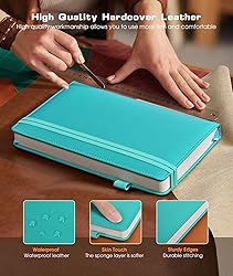 Lined Journal Notebook for Women Men, 256 Numbered