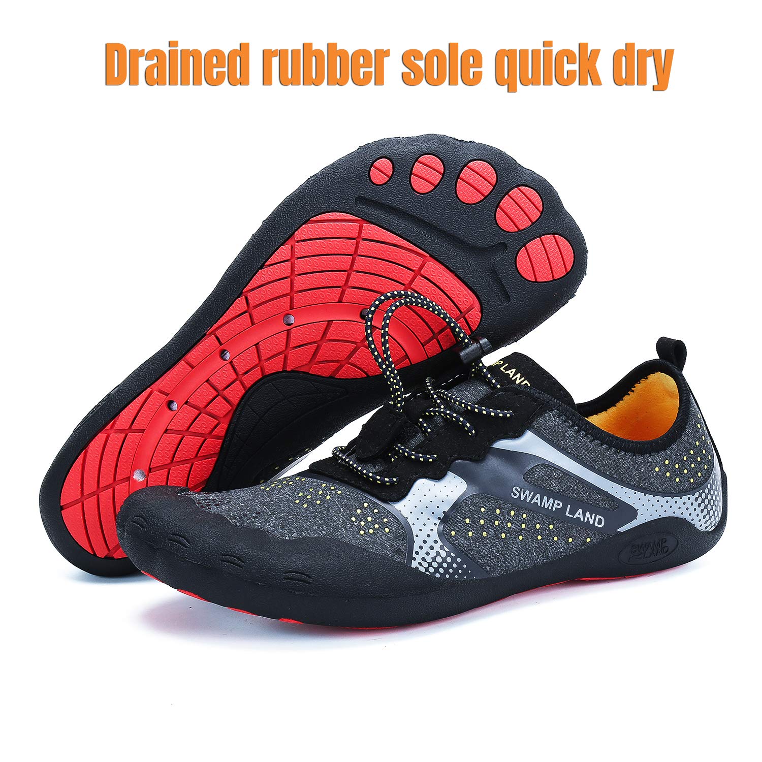 katliu Mens Water Shoes Wide Barefoot Hiking Trail Running Shoe Womens