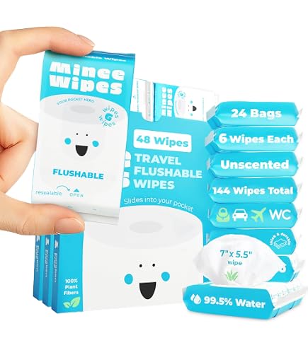 Lingettes Humides Individuelles – 30 Sachets, Hypoallergéniques, à L’eau Pure, Pour Mains Et Visage