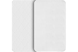 AOHWIDER 41x29 4moms pack n play mattress: 1.5" Thick Dual Side Gel Memory Foam pack and play mattress pad for 4moms Breeze Plus Portable & 4moms Breeze GO Portable Travel and playpen - All-Season Design