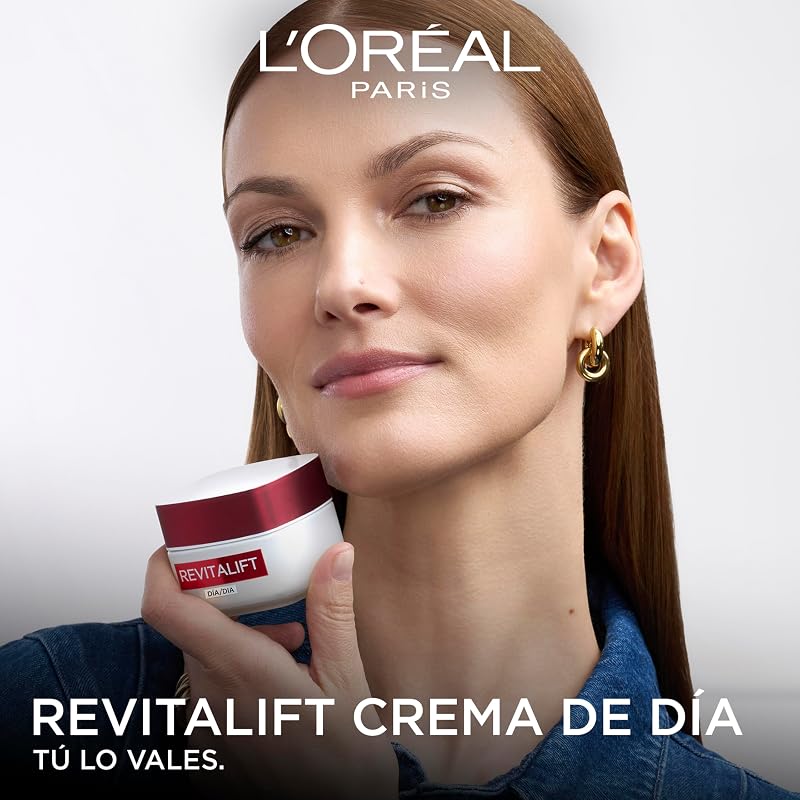 L'Oréal Paris Revitalift Clásico Crema de Día Antiarrugas Reafirmante, 50ml