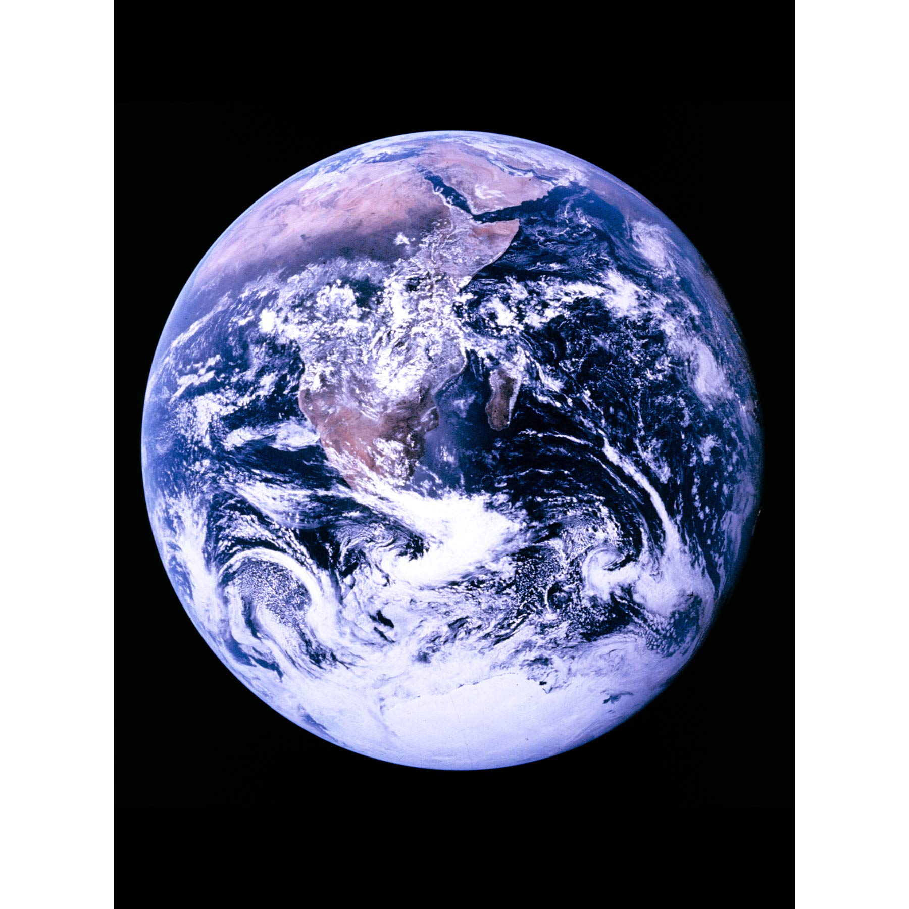 Space NASA Earth Apollo 17 Blue Marble Photograph Large Wall Art Poster Print Thick Paper 18X24 Inch