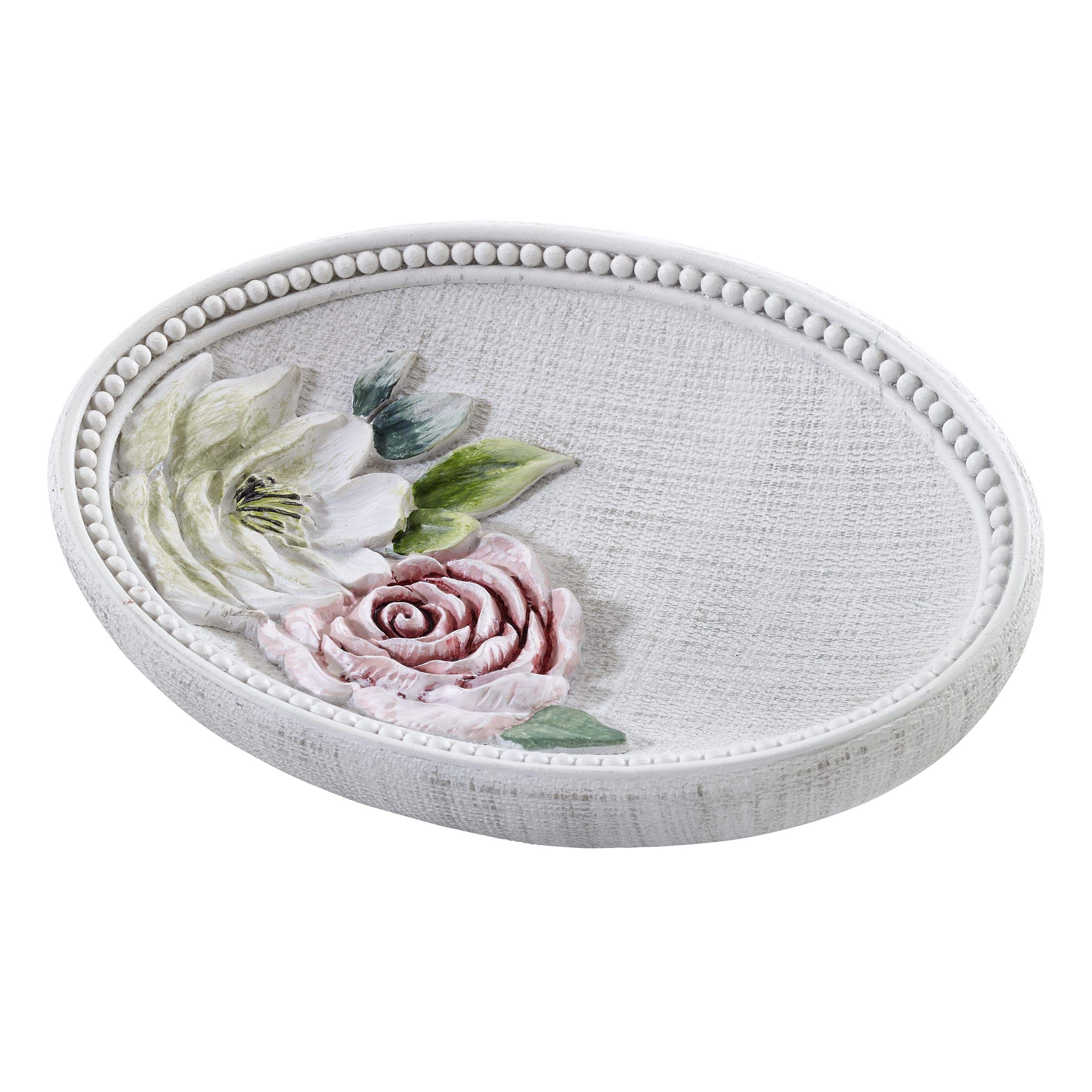 Avanti Linens Spring Garden Collection, Resin, Multicolor, Soap Dish — image 1